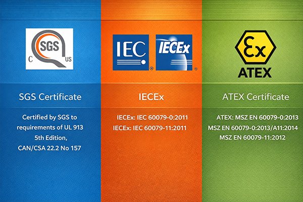 Hazardous area ratings and certification